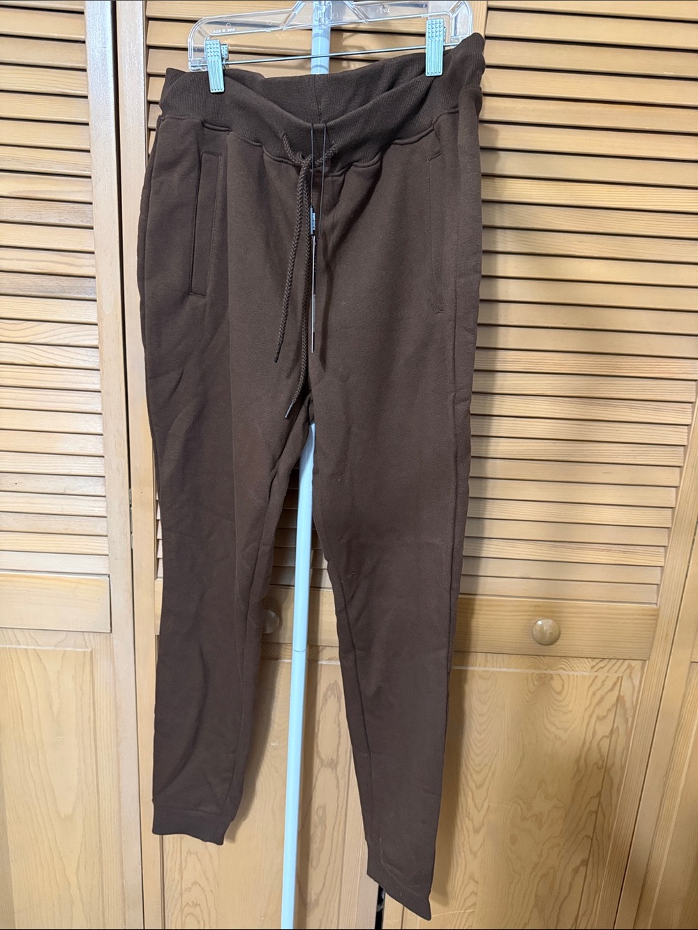 Fashion Nova Brown Drawstring Jogger Pants